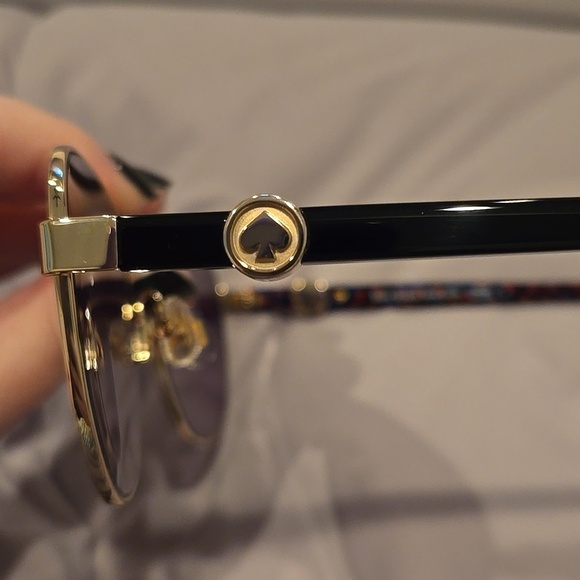 Kate Spade Raglan Aviator Gold Frame Sunglasses Brand New with Case main image 12